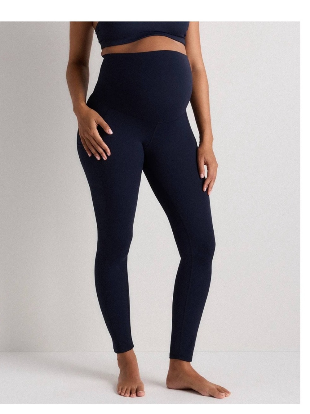 Ultra-Form Maternity Pocket Leggings - Deep Navy. size XL